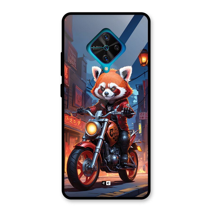 Fox Rider Glass Back Case for Vivo S1 Pro