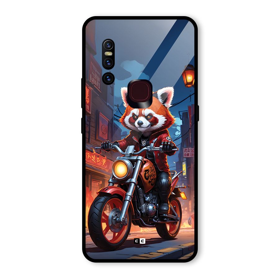 Fox Rider Glass Back Case for Vivo V15