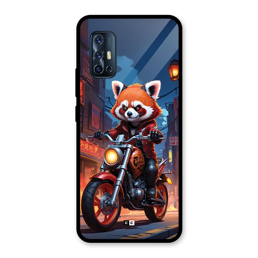 Fox Rider Glass Back Case for Vivo V17