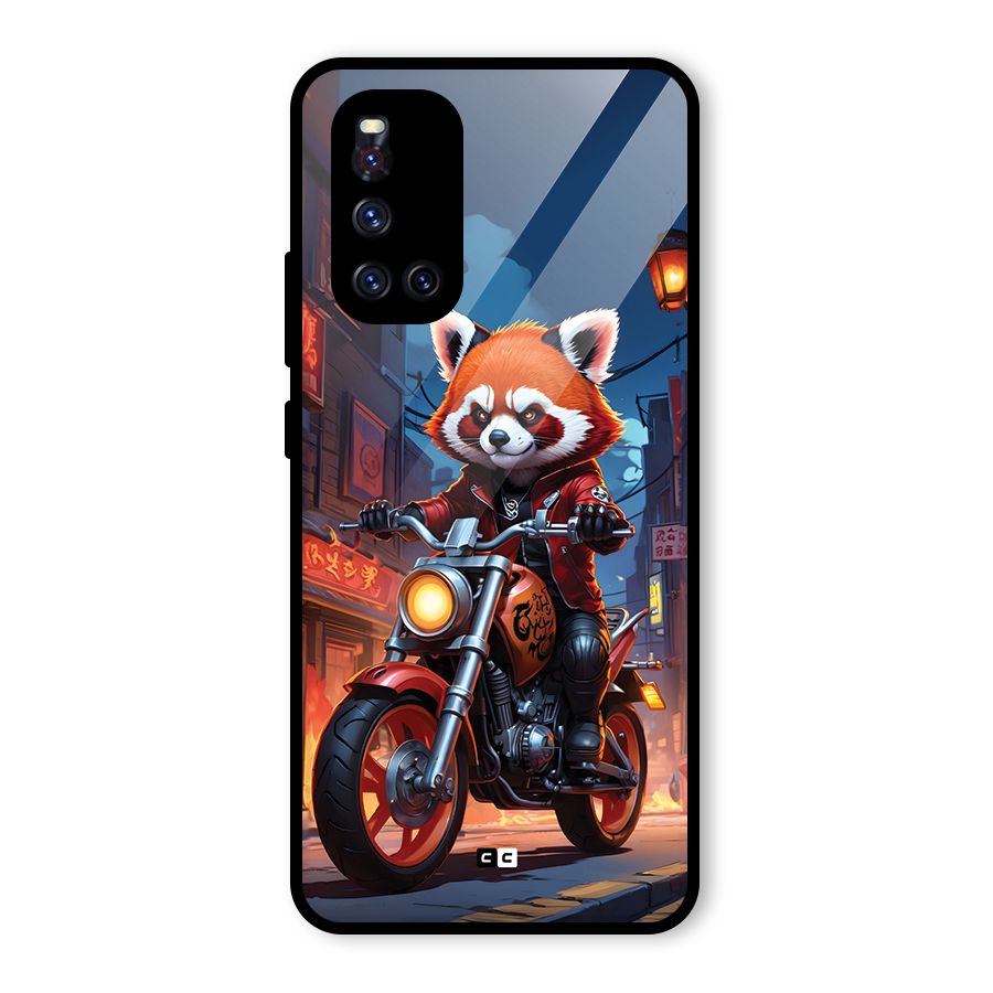 Fox Rider Glass Back Case for Vivo V19