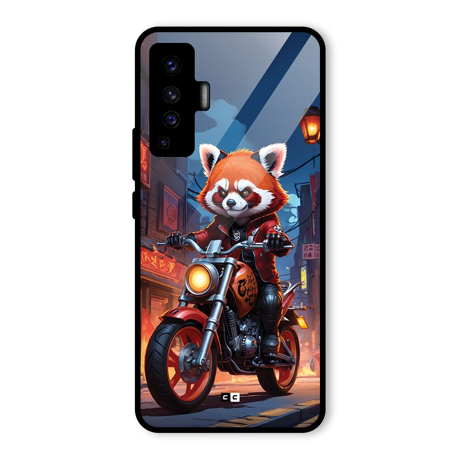 Fox Rider Glass Back Case for Vivo X50