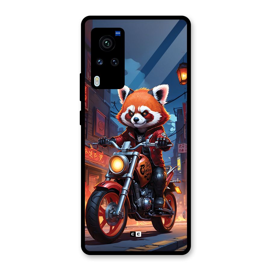 Fox Rider Glass Back Case for Vivo X60 Pro