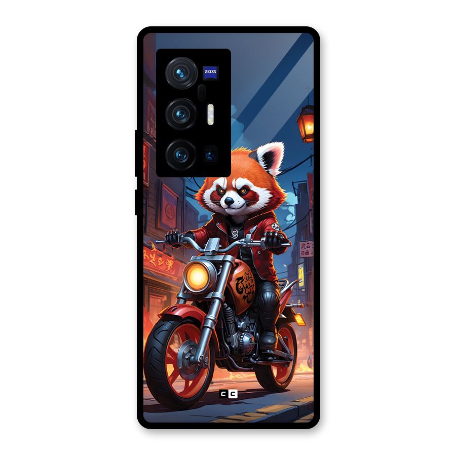 Fox Rider Glass Back Case for Vivo X70 Pro Plus
