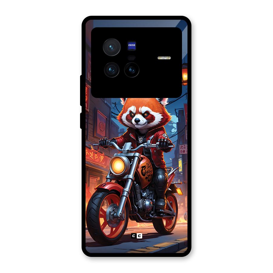 Fox Rider Glass Back Case for Vivo X80