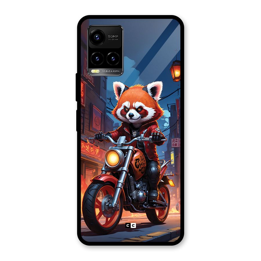 Fox Rider Glass Back Case for Vivo Y21T
