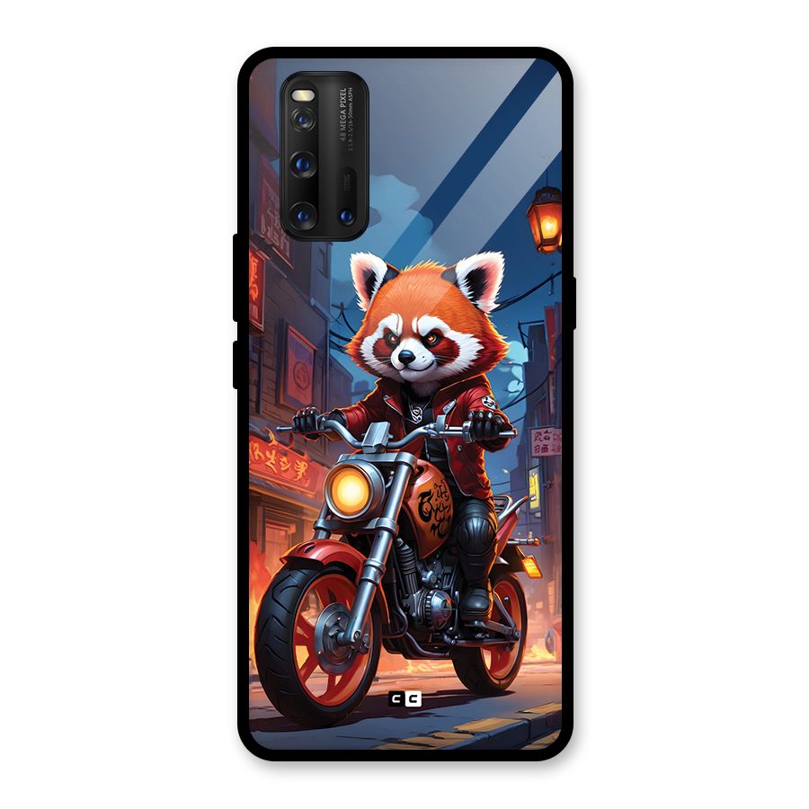 Fox Rider Glass Back Case for Vivo iQOO 3
