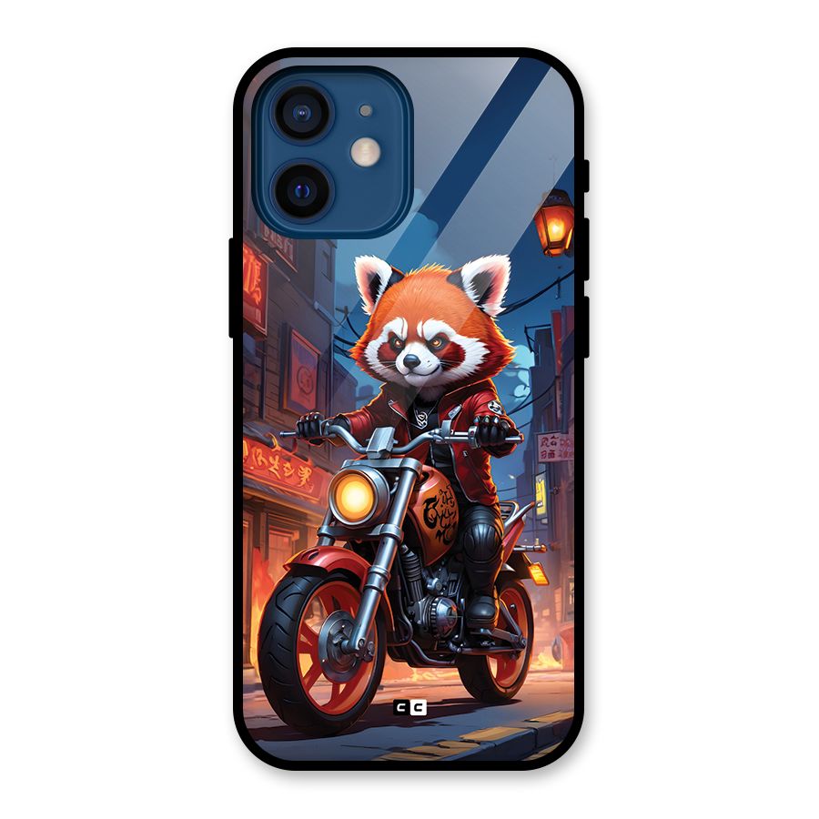 Fox Rider Glass Back Case for iPhone 12 Mini