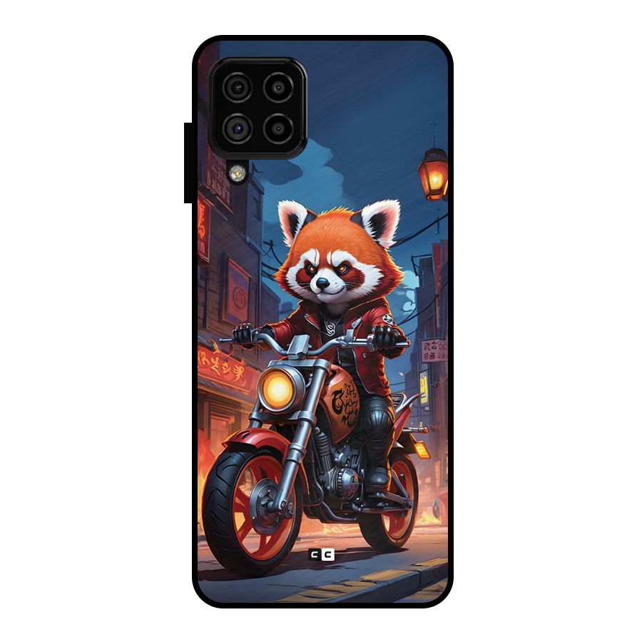 Fox Rider Metal Back Case for Galaxy A22 4G