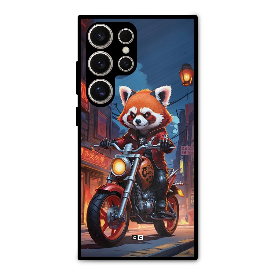 Fox Rider Metal Back Case for Galaxy S24 Ultra