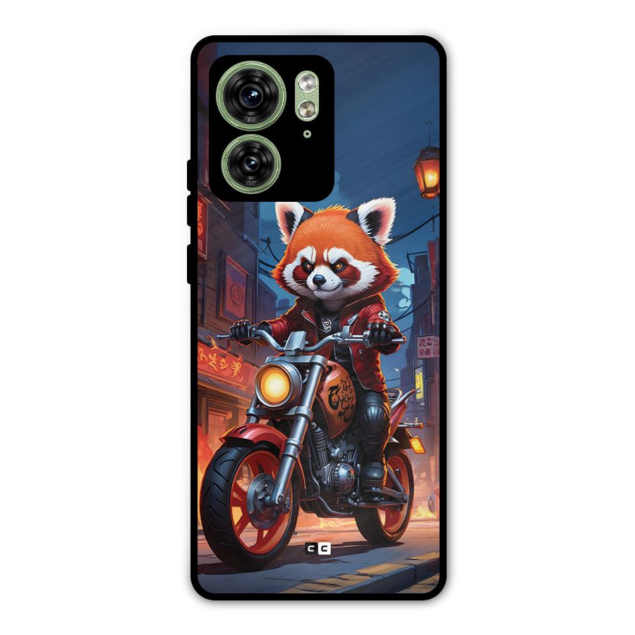 Fox Rider Metal Back Case for Motorola Edge 40 5G