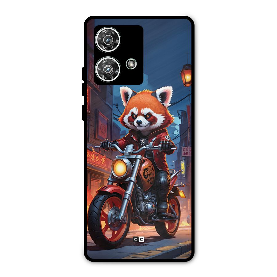 Fox Rider Metal Back Case for Motorola Edge 40 Neo