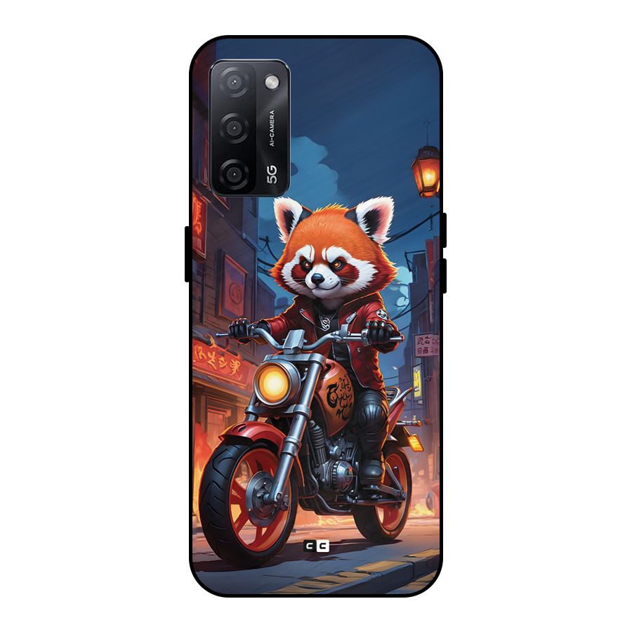 Fox Rider Metal Back Case for Oppo A53s 5G
