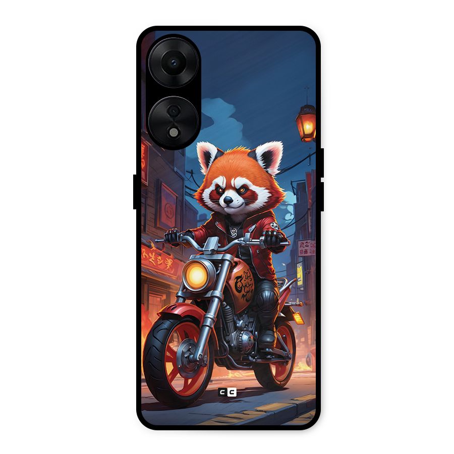 Fox Rider Metal Back Case for Oppo A78 5G