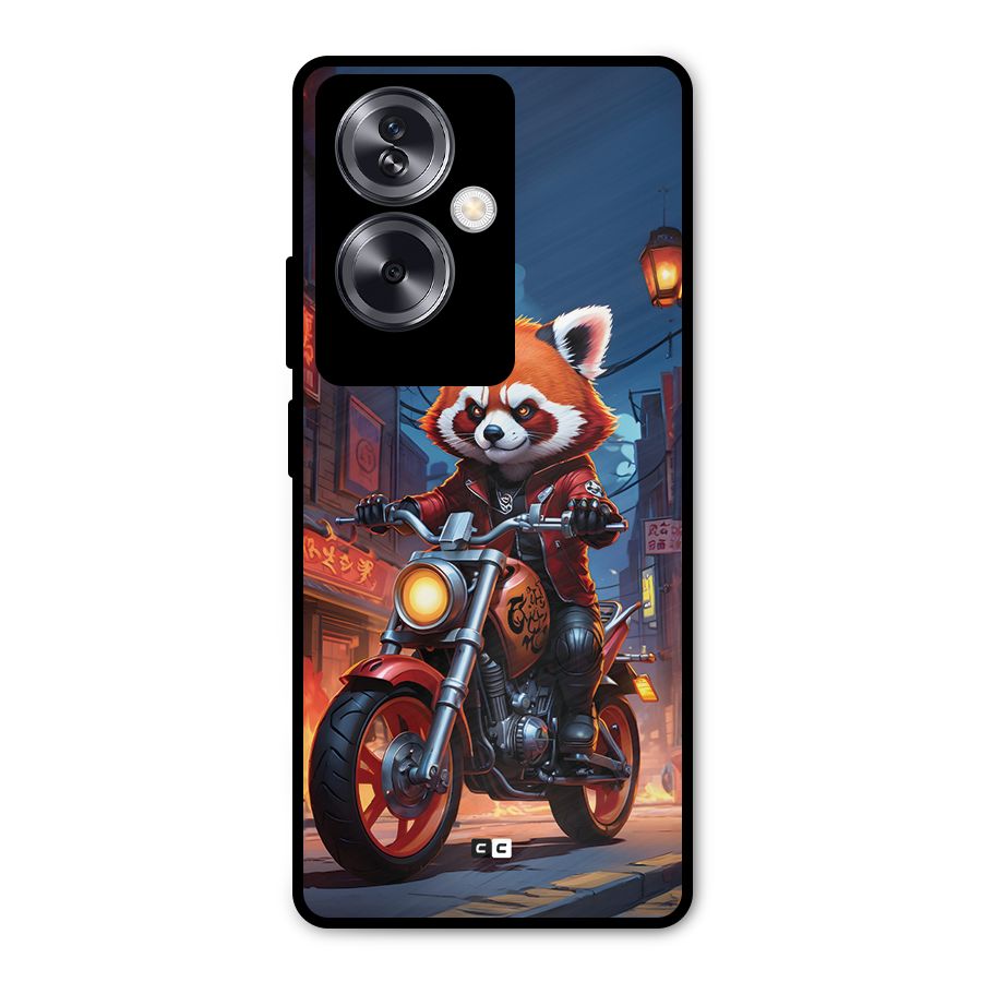 Fox Rider Metal Back Case for Oppo A79 5G