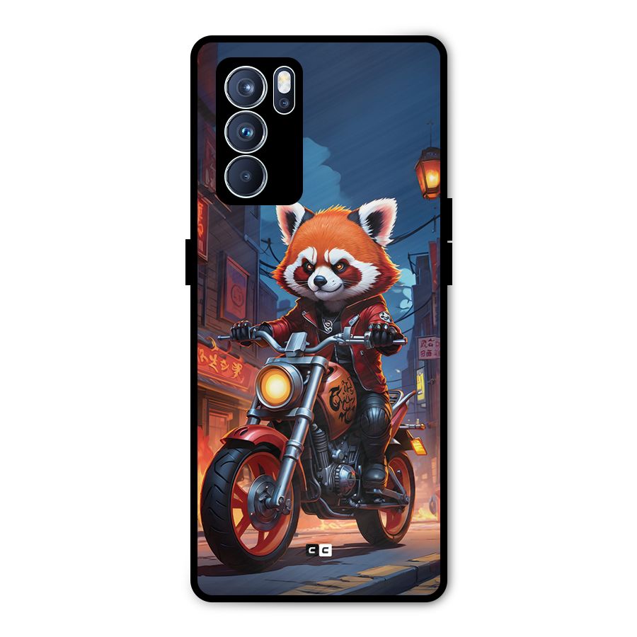 Fox Rider Metal Back Case for Oppo Reno6 Pro 5G