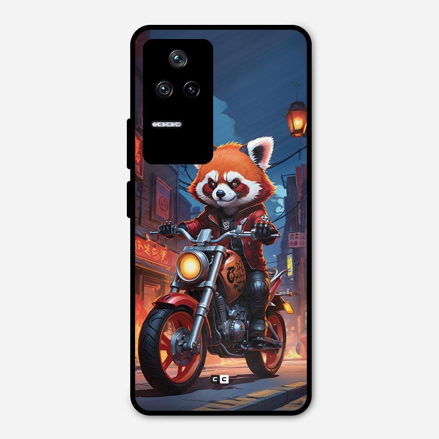 Fox Rider Metal Back Case for Poco F4 5G
