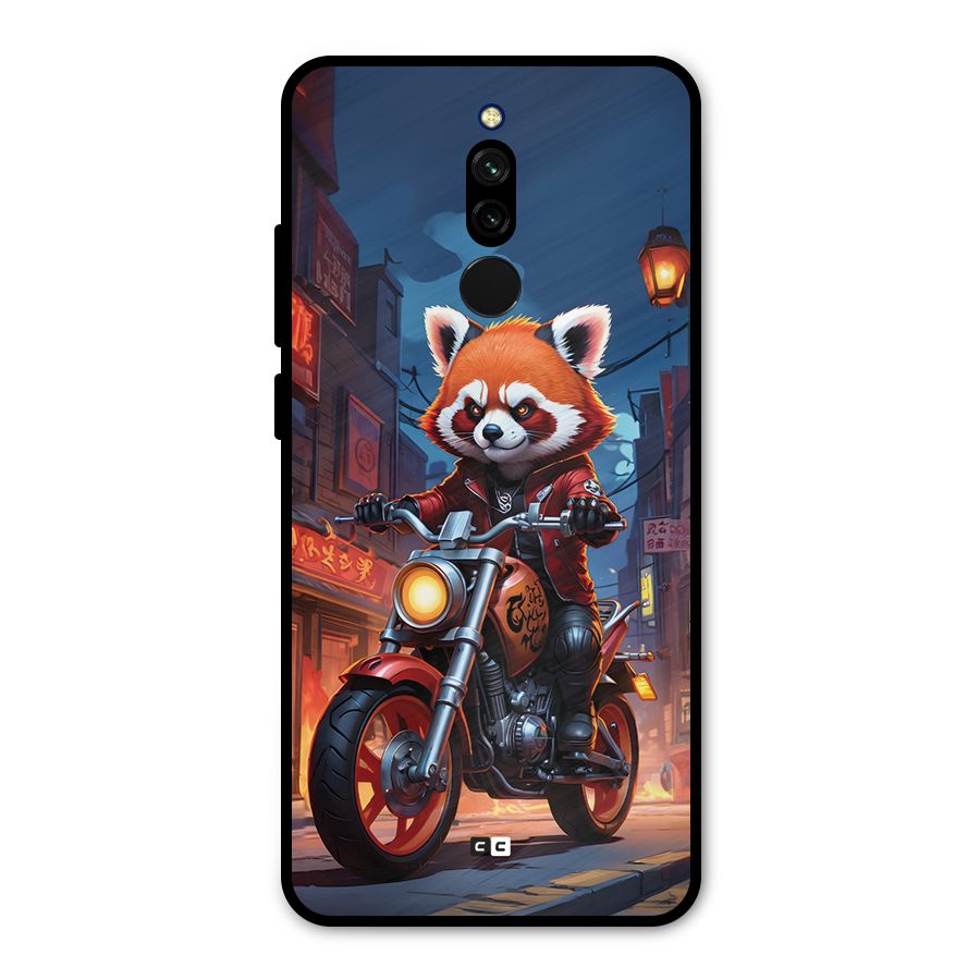 Fox Rider Metal Back Case for Redmi 8