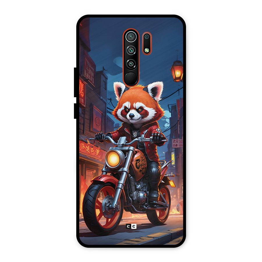 Fox Rider Metal Back Case for Redmi 9 Prime