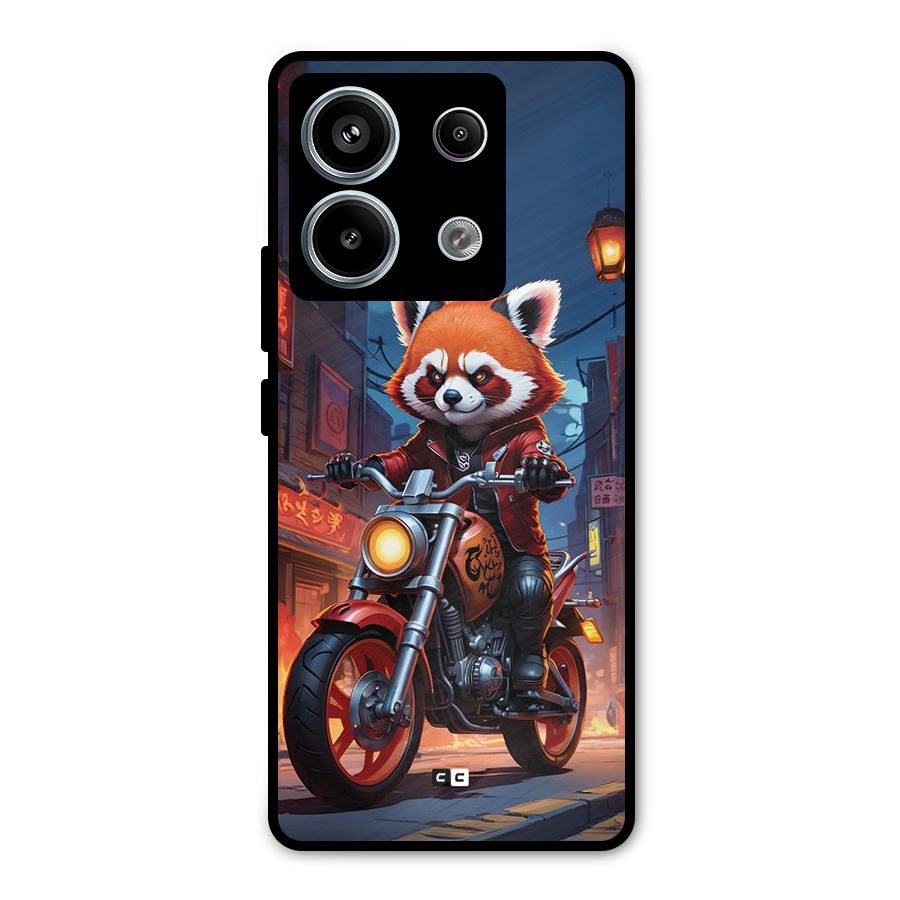 Fox Rider Metal Back Case for Redmi Note 13 Pro 5G
