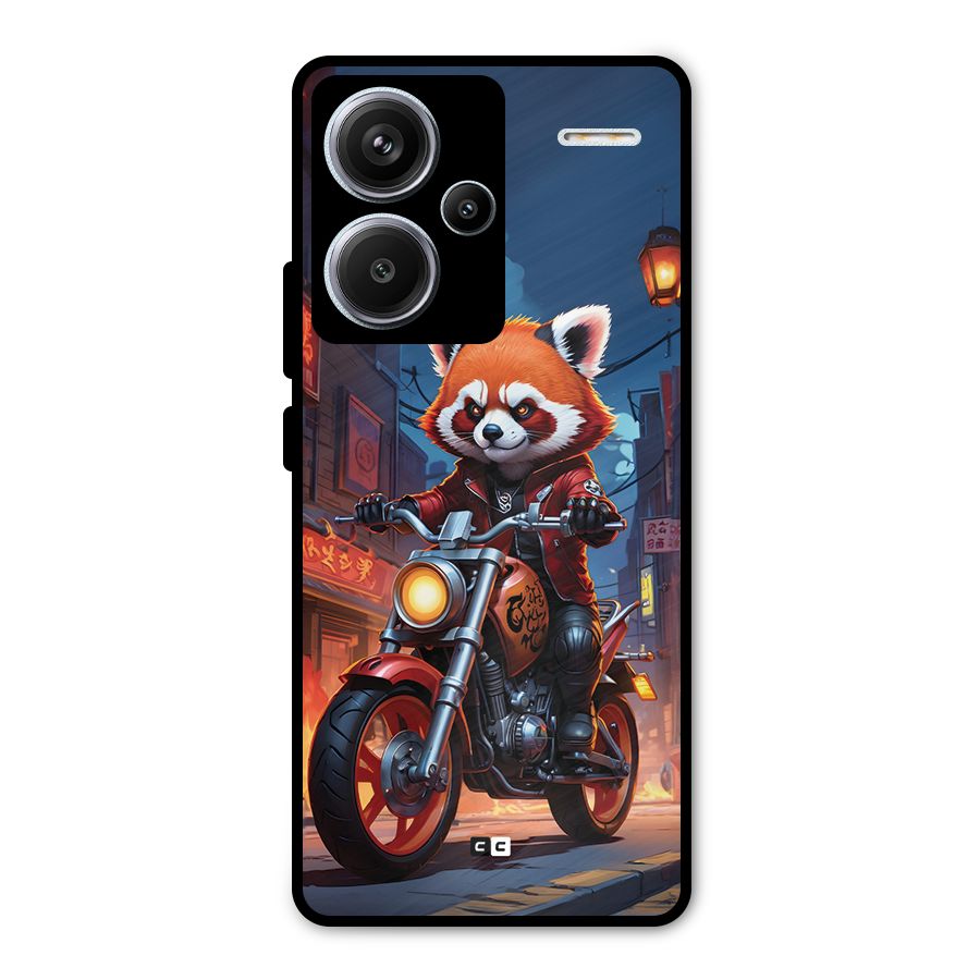 Fox Rider Metal Back Case for Redmi Note 13 Pro Plus