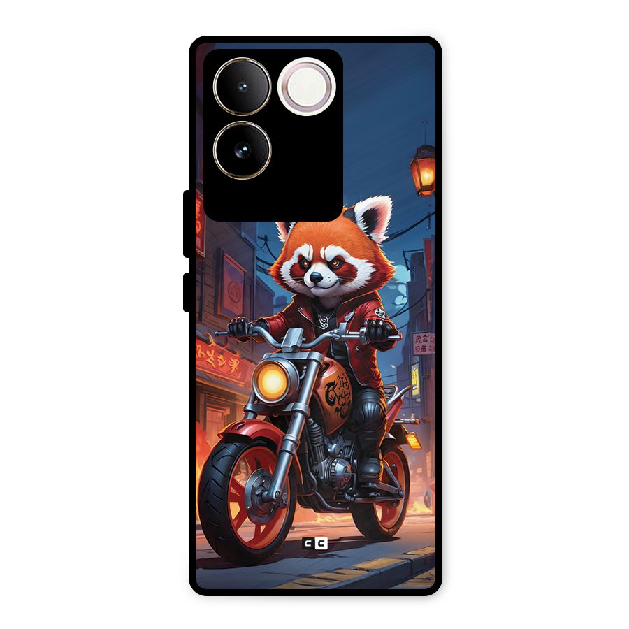 Fox Rider Metal Back Case for Vivo T2 Pro