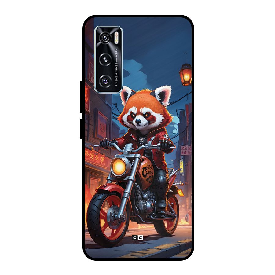 Fox Rider Metal Back Case for Vivo V20 SE