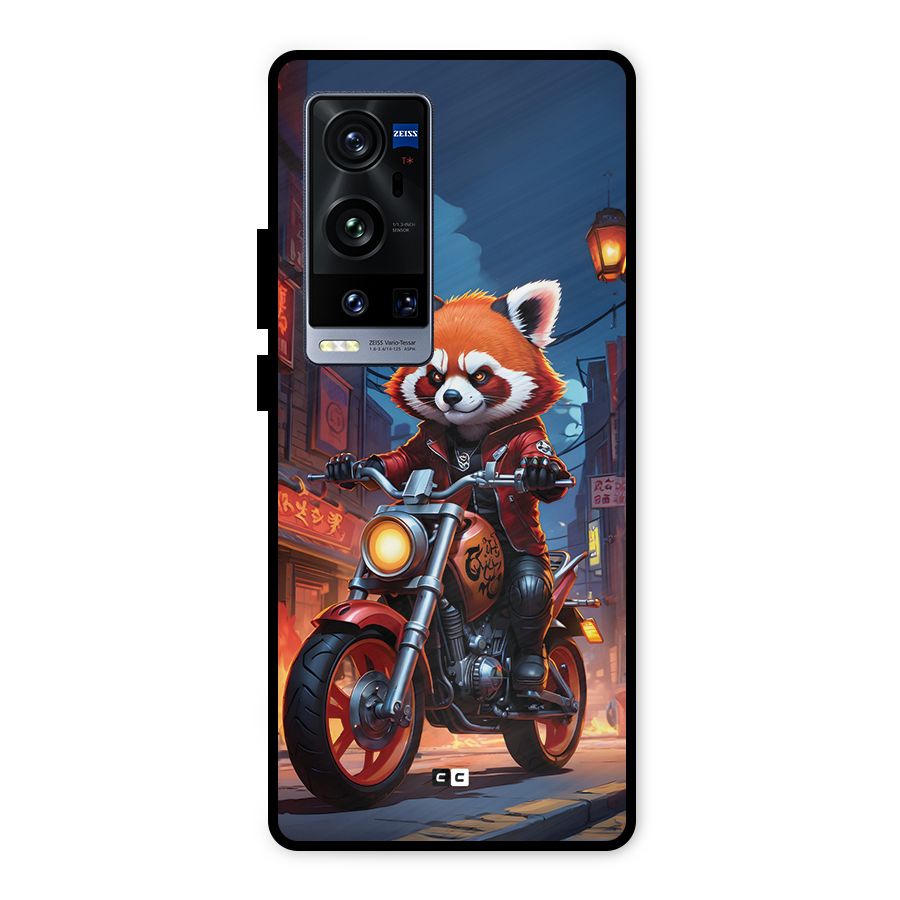 Fox Rider Metal Back Case for Vivo X60 Pro Plus