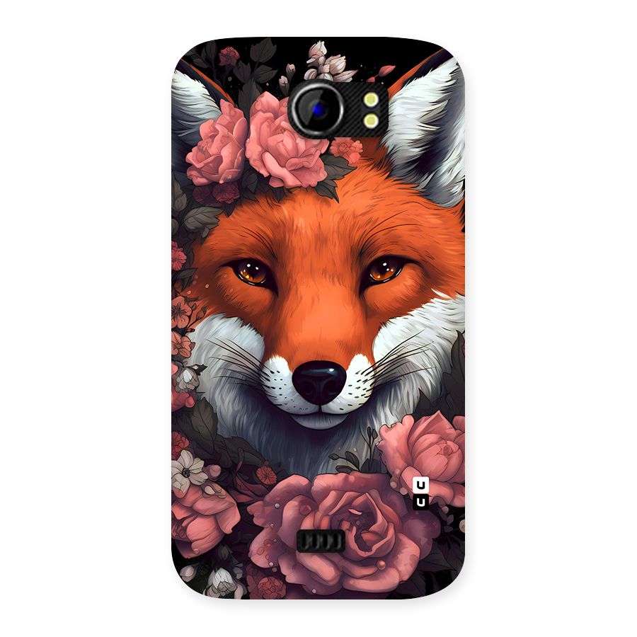 Fox and Roses Back Case for Canvas 2 A110
