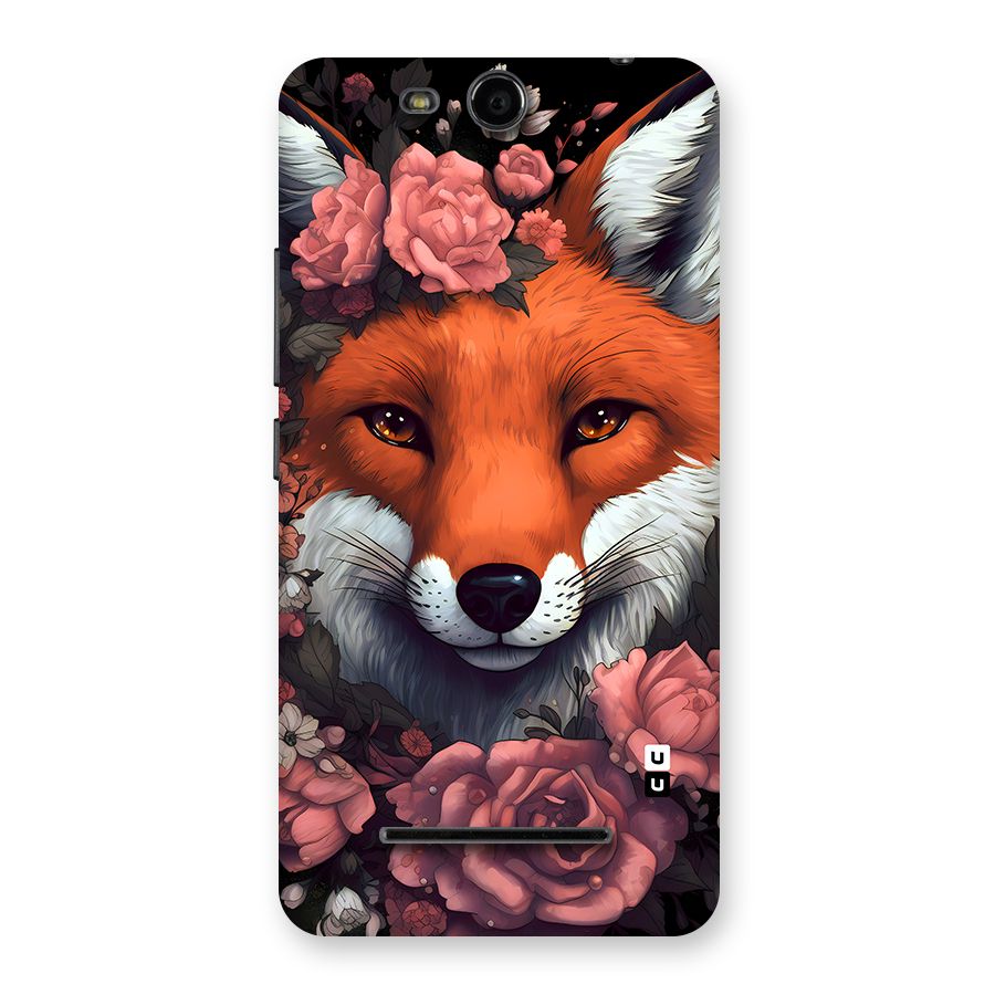 Fox and Roses Back Case for Canvas Juice 3 Q392
