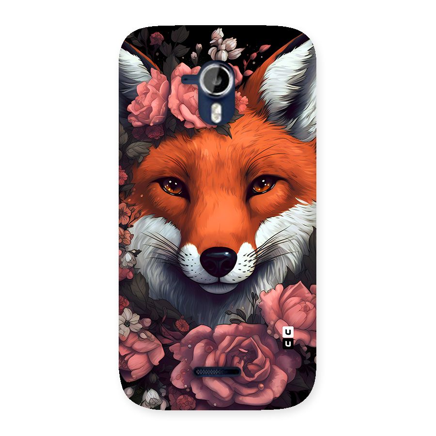 Fox and Roses Back Case for Canvas Magnus A117