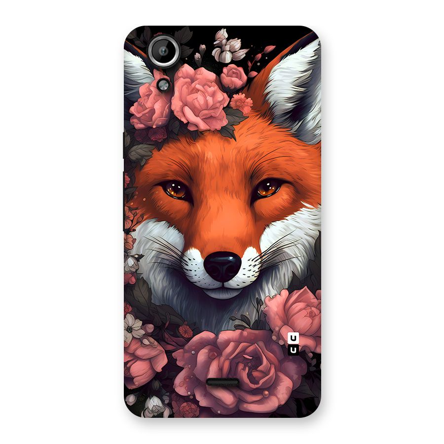 Fox and Roses Back Case for Canvas Selfie Lens Q345