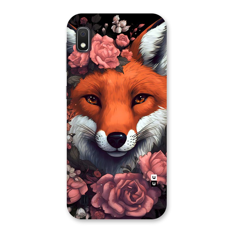 Fox and Roses Back Case for Galaxy A10