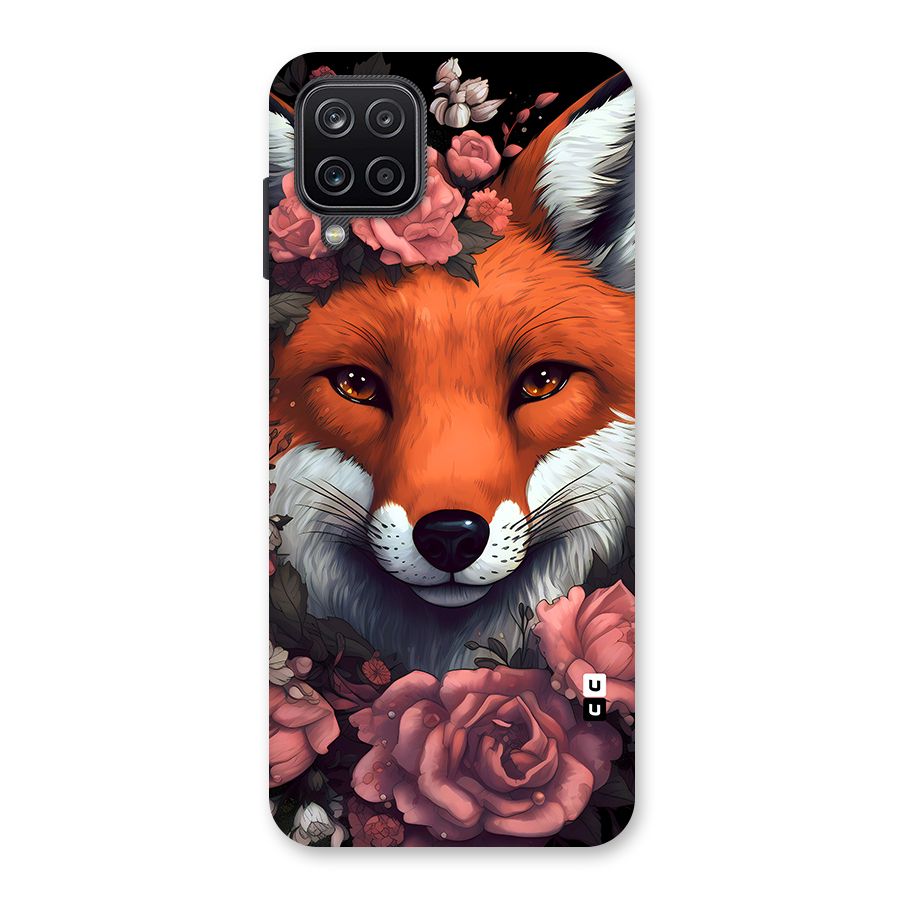 Fox and Roses Back Case for Galaxy A12