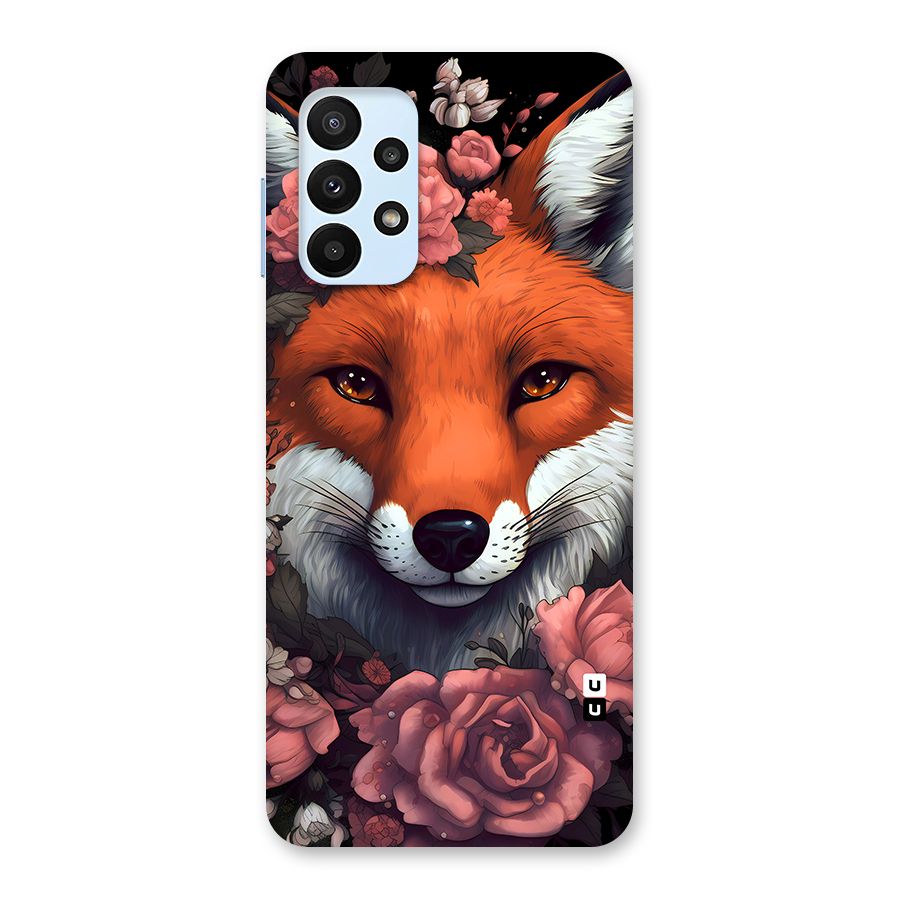 Fox and Roses Back Case for Galaxy A23