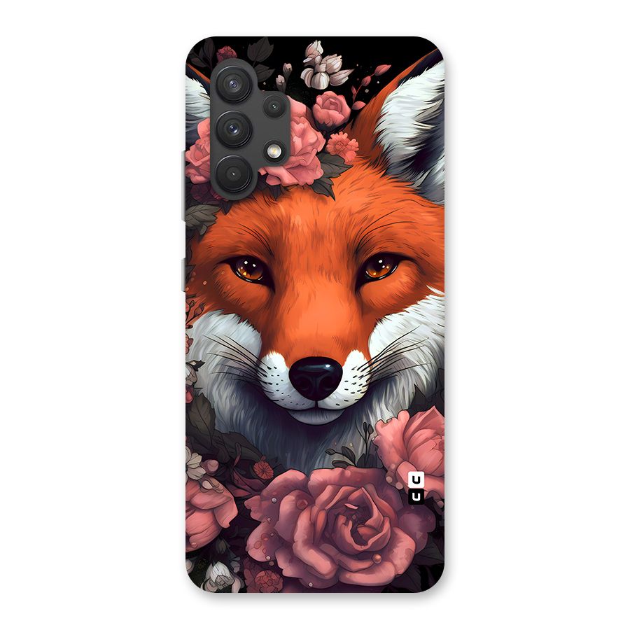 Fox and Roses Back Case for Galaxy A32