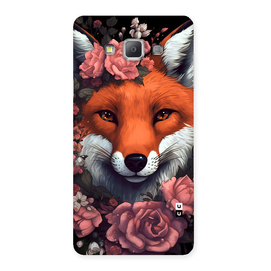 Fox and Roses Back Case for Galaxy A7