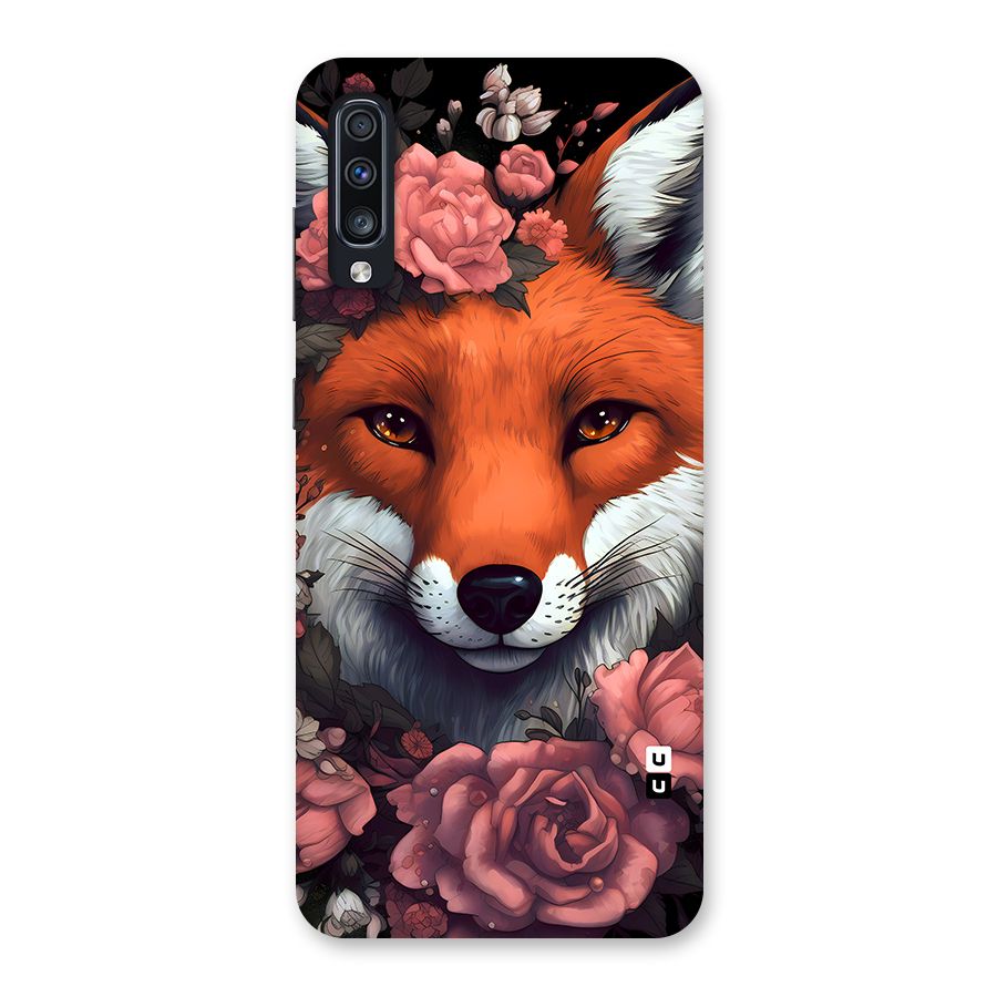 Fox and Roses Back Case for Galaxy A70