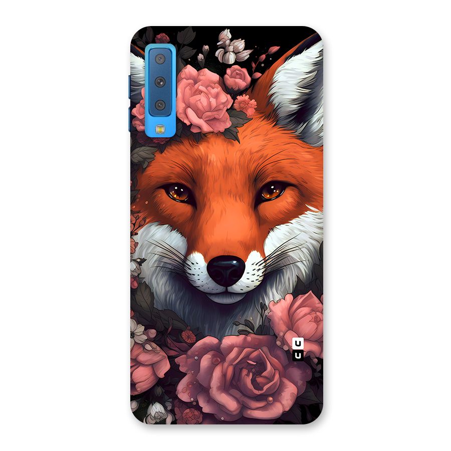 Fox and Roses Back Case for Galaxy A7 (2018)
