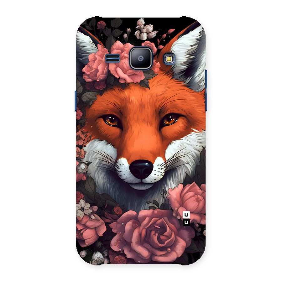 Fox and Roses Back Case for Galaxy J1