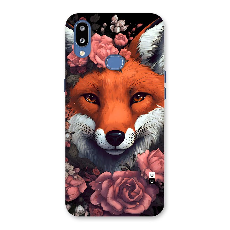 Fox and Roses Back Case for Galaxy M01s