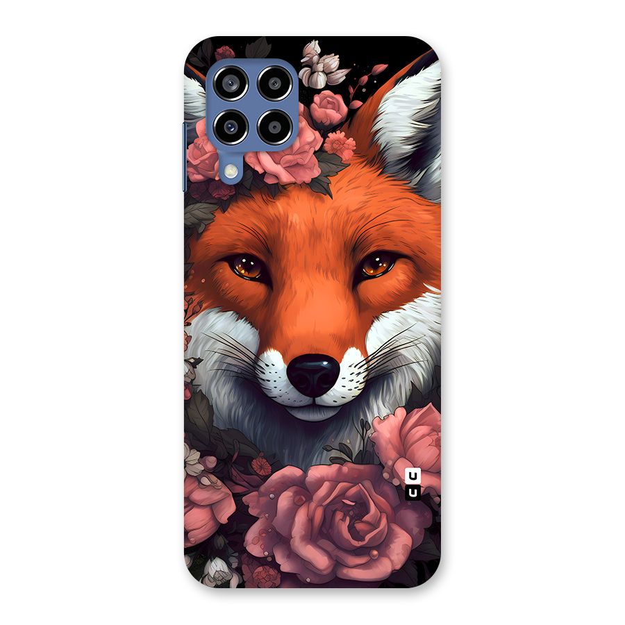 Fox and Roses Back Case for Galaxy M53 5G