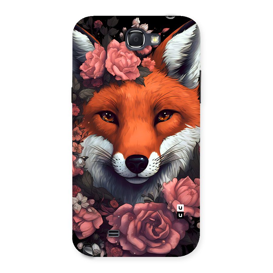 Fox and Roses Back Case for Galaxy Note 2