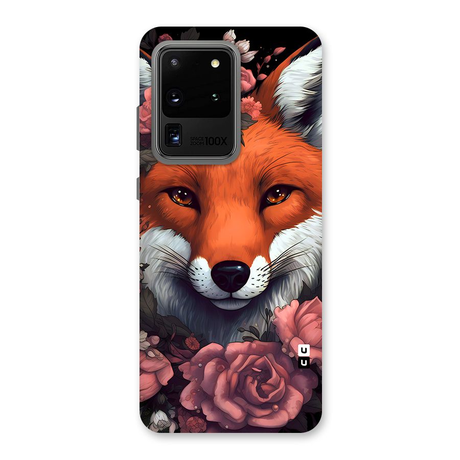 Fox and Roses Back Case for Galaxy S20 Ultra