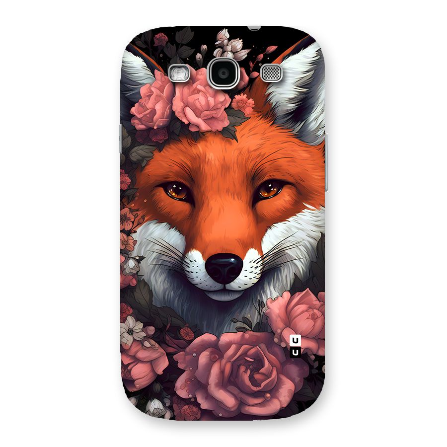 Fox and Roses Back Case for Galaxy S3