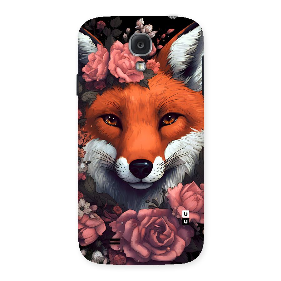 Fox and Roses Back Case for Galaxy S4