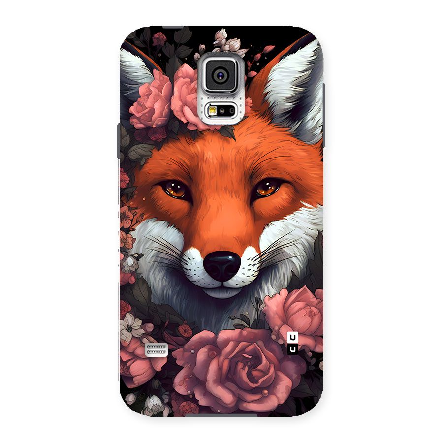 Fox and Roses Back Case for Galaxy S5