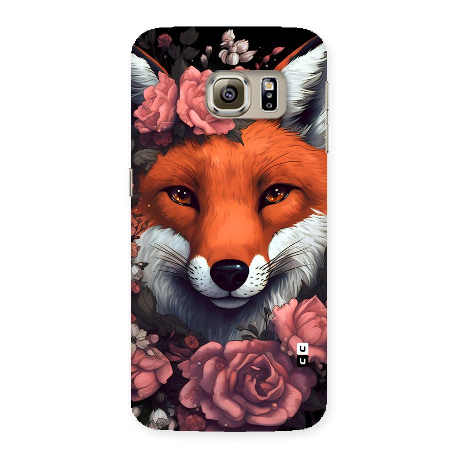 Fox and Roses Back Case for Galaxy S6 edge