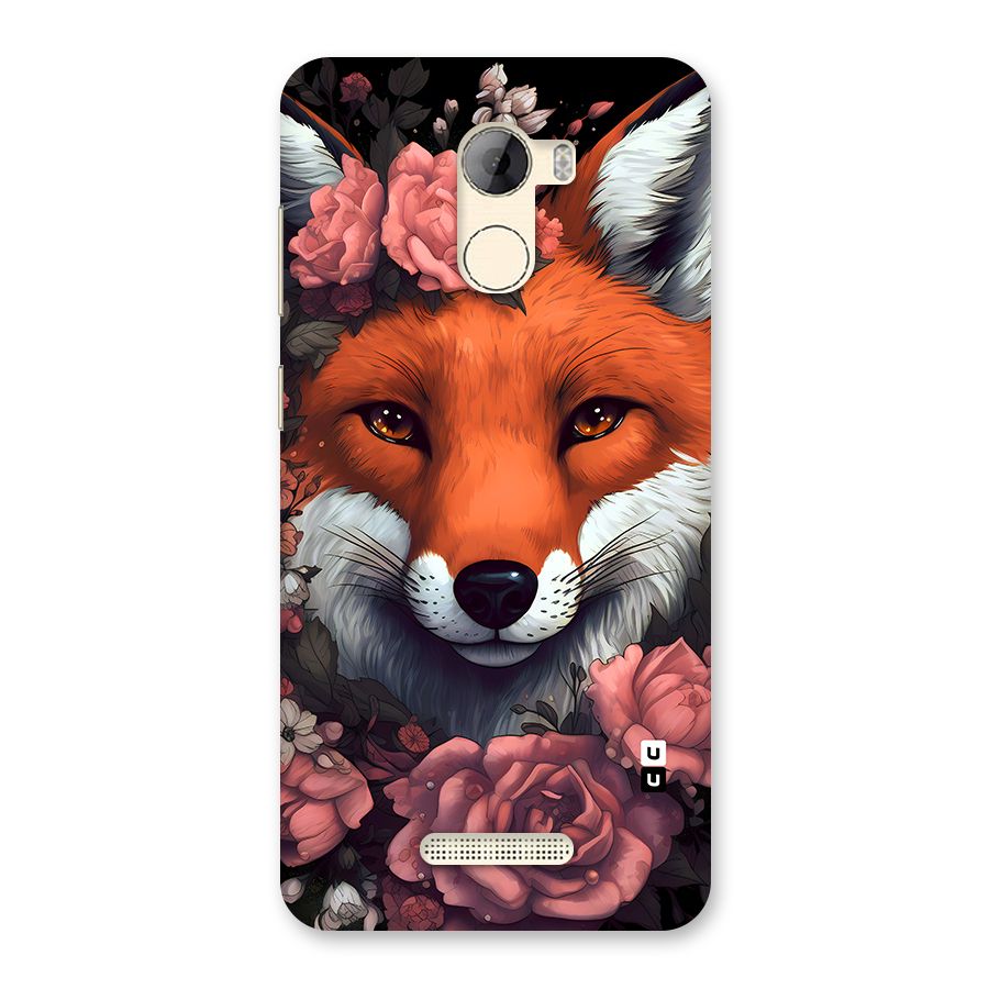 Fox and Roses Back Case for Gionee A1 LIte
