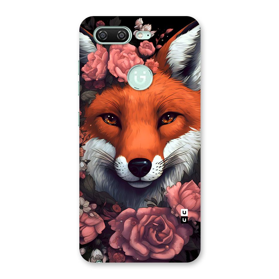 Fox and Roses Back Case for Gionee S10