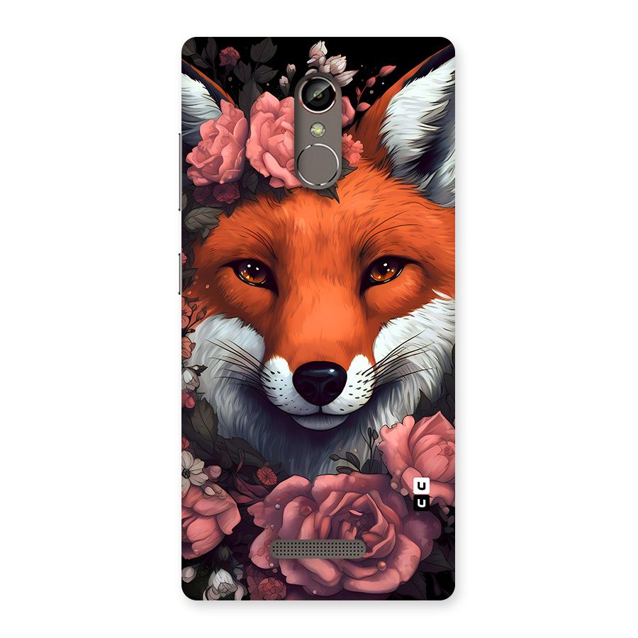 Fox and Roses Back Case for Gionee S6s